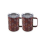 16 oz Fall Leaves Insulated Coffee Mugs Set, 2 Piece