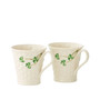 Shamrock Basketweave Mugs
