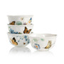 Set of 4 Butterfly Meadow Blue Assorted Bowls