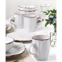 Scalloped Edge 16 Piece Service for 4 Dinnerware Set