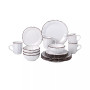 Scalloped Edge 16 Piece Service for 4 Dinnerware Set