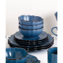 Scalloped Edge 16 Piece Service for 4 Dinnerware Set