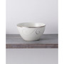 Platinum Wave Set of 4 Rice Bowls, Service For 4