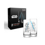 JoyJolt Star Wars New Hope Tall Drinking Glasses, Set of 2