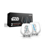 JoyJolt Star Wars New Hope Stemless Drinking Glasses, Set of 2