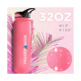 Hydration Nation Water Bottle With Time Marker 32oz