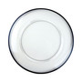 Serveware Verona Blue-Trimmed Clear Charger
