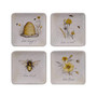 Bee Sweet 4-Pc. Canape Plates asst.