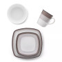 Colorscapes Layers 4 Piece Square Place Setting