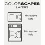 Colorscapes Layers 4 Piece Square Place Setting