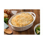 French White  2.5-Qt. Oval Casserole with Glass Cover