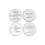 Be Happy 4-Piece Cake Plate Set
