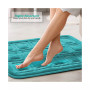 Ultra Soft Non-Slip Plush Memory Foam Bath Rug - Small 17"x24" - Waffle Design