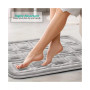 Ultra Soft Non-Slip Plush Memory Foam Bath Rug - Small 17"x24" - Waffle Design
