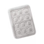 Ultra Soft Non-Slip Plush Memory Foam Bath Rug - Small 17"x24" - Waffle Design