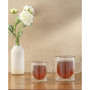 Christian Siriano Floret Ribbed Double Wall Mug 5.4 Oz