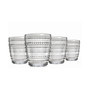 Mars Modern Vintage Double Old Fashioned Glasses, Set of Four