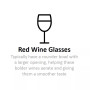 Carson Modern Vintage Red Wine Glasses, Set of Four