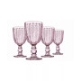 Carson Modern Vintage Red Wine Glasses, Set of Four