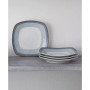 Colorscapes Layers Square Salad Plate Set/4, 8.25"