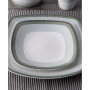 Colorscapes Layers Square Salad Plate Set/4, 8.25"