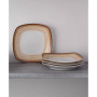 Colorscapes Layers Square Salad Plate Set/4, 8.25"