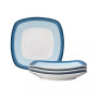 Colorscapes Layers Square Salad Plate Set/4, 8.25"