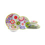 Carnaby Melamine 12 Piece Dinnerware Set, Service for 4