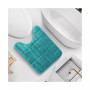 Ultra Soft Non-Slip Plush Memory Foam Bath Rug - Contour 24"x20" - Tiled Design