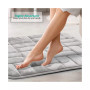 Ultra Soft Non-Slip Plush Memory Foam Bath Rug - Contour 24"x20" - Tiled Design