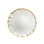 Jay Import Ice Queen Pearl Gold Charger Plate