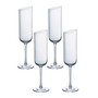 New Moon Flute Champagne Set of 4