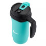 Hero Stainless Steel Mug with Handle Rubberized, 18 Fluid Oz
