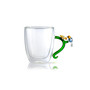 Botanical Double Wall Mugs, Set of 2, 10.5 Oz