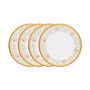 Blooming Splendor Set of 4 Bread Butter and Appetizer Plates, Service For 4