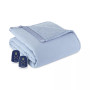 Reversible Micro Flannel® to Sherpa Twin Electric Blanket