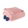 Reversible Micro Flannel® to Sherpa Twin Electric Blanket