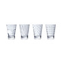 Dressed Up Assorted Clear Tumblers, Set of 4