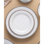 Charlotta Platinum 4 Piece 10.5" Dinner Plates Set, Service for 4