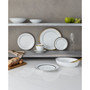 Charlotta Platinum 4 Piece 10.5" Dinner Plates Set, Service for 4
