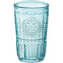 Light Blue Romantic Water Glasses, Set of 4