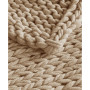 Chunky-Knit Handmade Throw, 50" x  60"