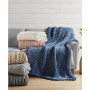 Chunky-Knit Handmade Throw, 50" x  60"