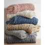 Chunky-Knit Handmade Throw, 50" x  60"