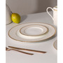 Noble Pearl Set Of 4 Dinner Plates, 11"