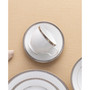 Charlotta Platinum 4 Piece Cups Set, Service for 4