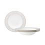 Montvale Platinum Set of 4 Soup Bowls, Service For 4