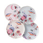 Set of 4 Cuckoo Tea Plates