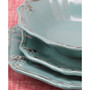 Fleur De Lys 20 Piece Dinnerware Set in Turquoise