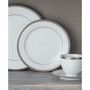 Charlotta Platinum 4 Piece 8.25" Salad Plates Set, Service for 4